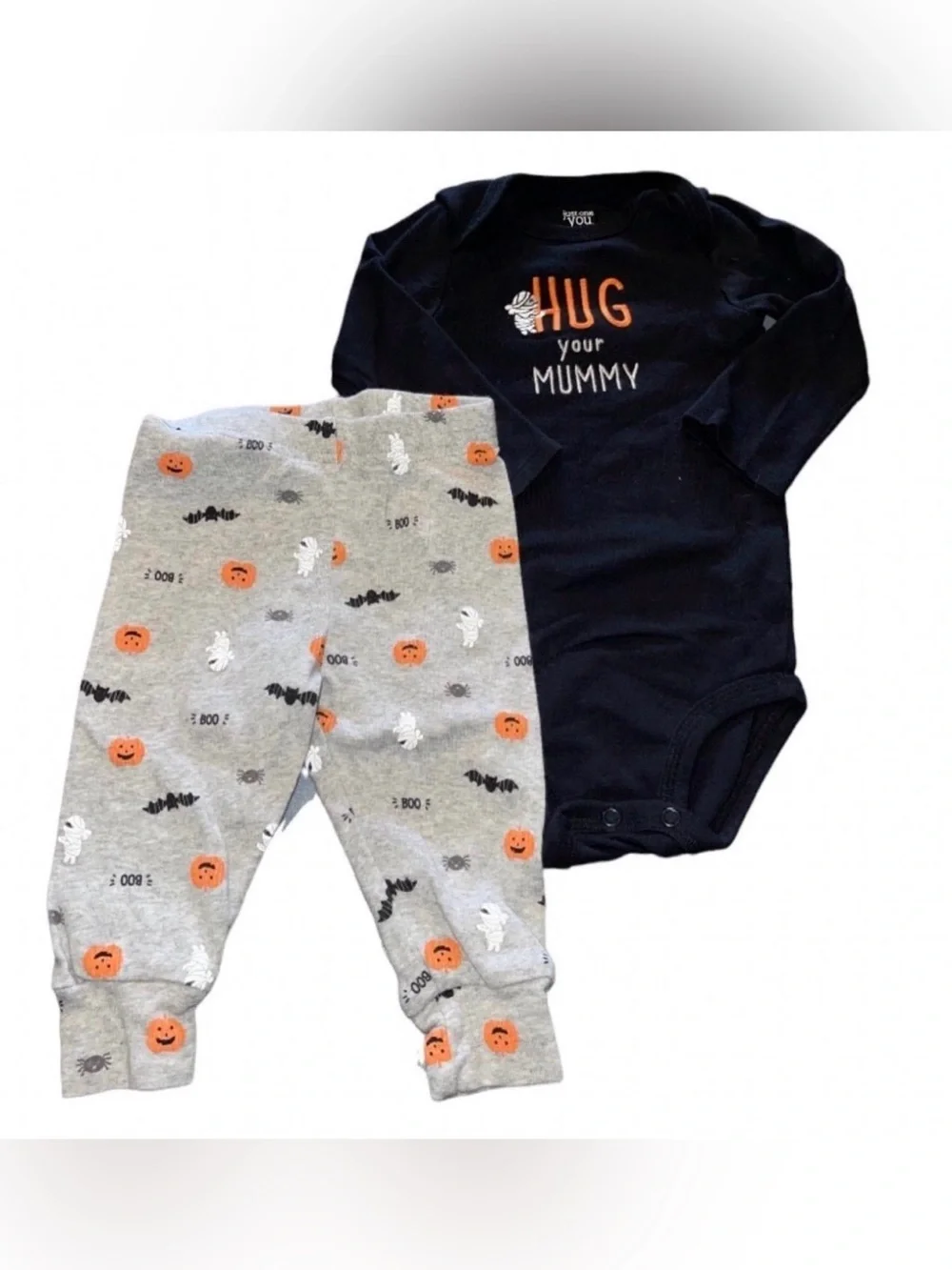 Just One You Hug Your Mummy Halloween Baby Set